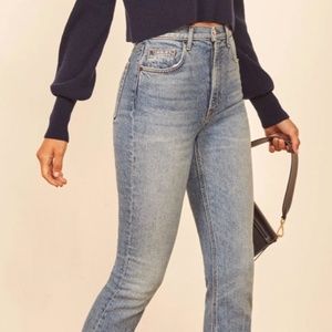 NWT Reformation Peyton High Rise Bootcut Jeans